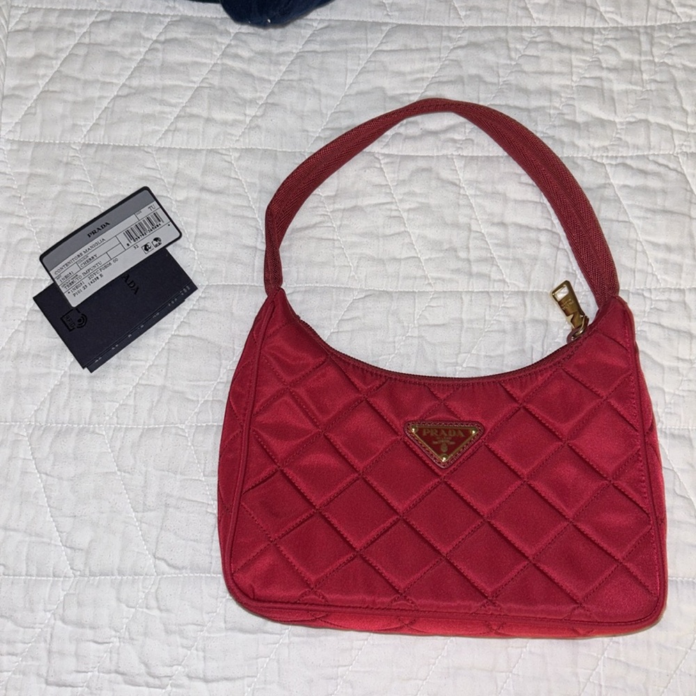 Prada Tessuto Red Bag - Picture 2 of 3